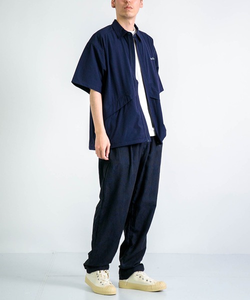 WILD THINGS（ワイルドシングス）の「[WILD THINGS] DENALI S/S SHIRT（シャツ/ブラウス・メンズ・ダークグリーン/ネイビー・M/L）」の5枚目の写真