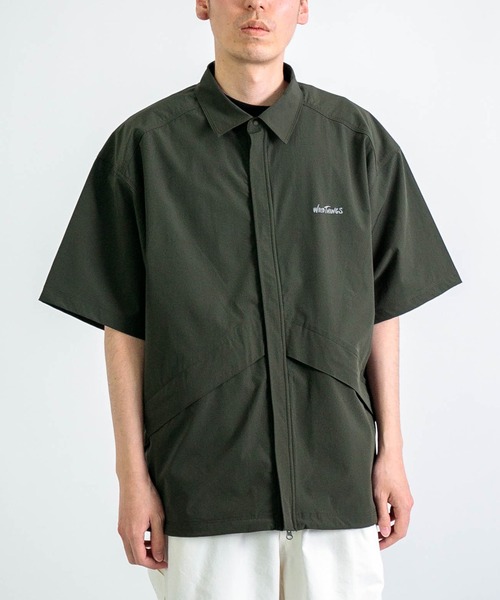 WILD THINGS（ワイルドシングス）の「[WILD THINGS] DENALI S/S SHIRT（シャツ/ブラウス・メンズ・ダークグリーン/ネイビー・M/L）」の10枚目の写真