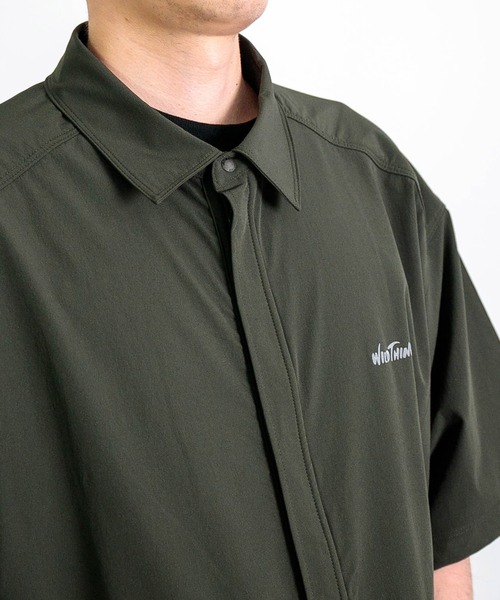 WILD THINGS（ワイルドシングス）の「[WILD THINGS] DENALI S/S SHIRT（シャツ/ブラウス・メンズ・ダークグリーン/ネイビー・M/L）」の19枚目の写真
