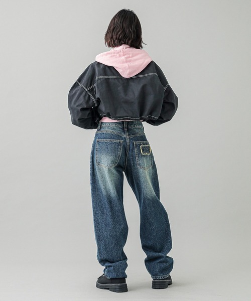 セール】2WAY CROPPED JACKET（ブルゾン）｜X-girl（エックスガール