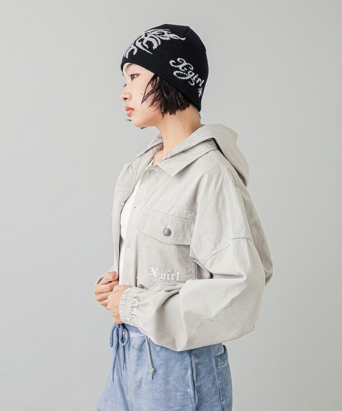 セール】2WAY CROPPED JACKET（ブルゾン）｜X-girl（エックスガール