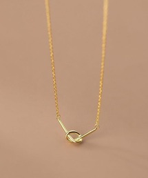 Coo+i（クーイ）の「結び目デザインネックレス（ネックレス）」