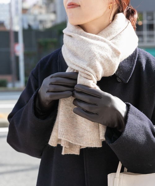 URBAN RESEARCH DOORS（アーバンリサーチドアーズ）の「レザーグローブ（手袋・レディース・ブラウン/ブラック・ONE）」の7枚目の写真