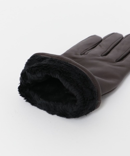 URBAN RESEARCH DOORS（アーバンリサーチドアーズ）の「レザーグローブ（手袋・レディース・ブラウン/ブラック・ONE）」の12枚目の写真