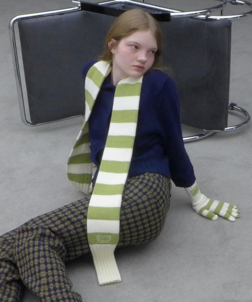 STRIPE RIBBED MUFFLER（マフラー）｜ROCKFISH WEATHERWEAR（ロックフィッシュウェザーウェア）