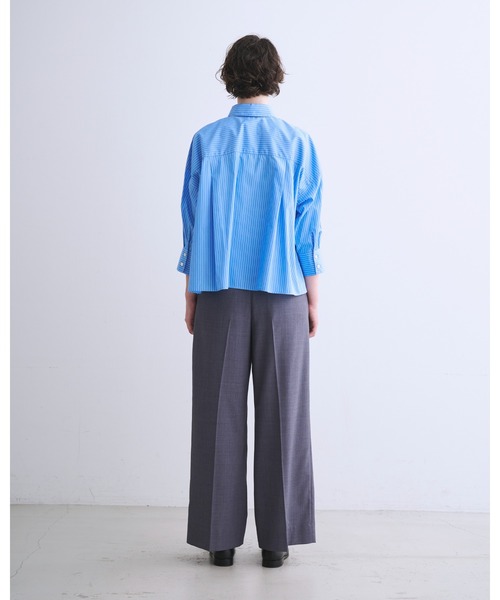 Traditional Weatherwear(トラディショナルウェザーウェア)の「GRAYS(シャツ/ブラウス・レディース・ブルー系5/ホワイト系その他5・S)」の4枚目の写真