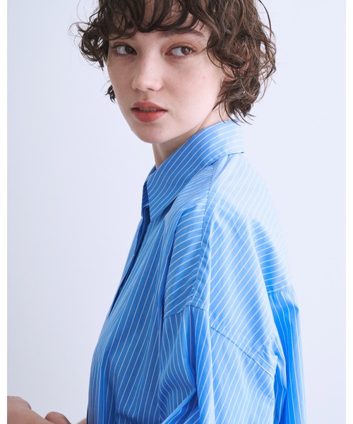 Traditional Weatherwear(トラディショナルウェザーウェア)の「GRAYS(シャツ/ブラウス・レディース・ブルー系5/ホワイト系その他5・S)」の6枚目の写真