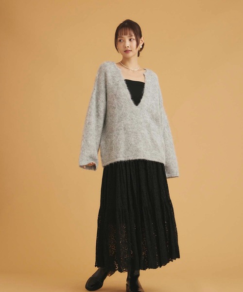 fifth（フィフス）の「レースティアードスカート（スカート・レディース・アイボリー/ブラック・M）」の14枚目の写真