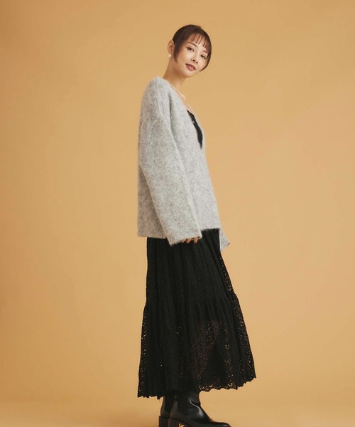 fifth（フィフス）の「レースティアードスカート（スカート・レディース・アイボリー/ブラック・M）」の15枚目の写真