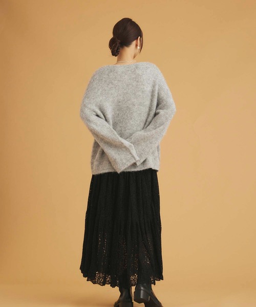 fifth（フィフス）の「レースティアードスカート（スカート・レディース・アイボリー/ブラック・M）」の16枚目の写真