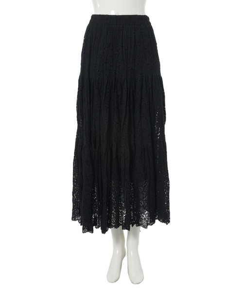 fifth（フィフス）の「レースティアードスカート（スカート・レディース・アイボリー/ブラック・M）」の18枚目の写真