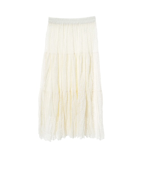 fifth（フィフス）の「レースティアードスカート（スカート・レディース・アイボリー/ブラック・M）」の19枚目の写真
