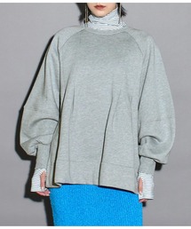 Settimissimo | 裏起毛 タック Aライン プルオーバー(スウェット)