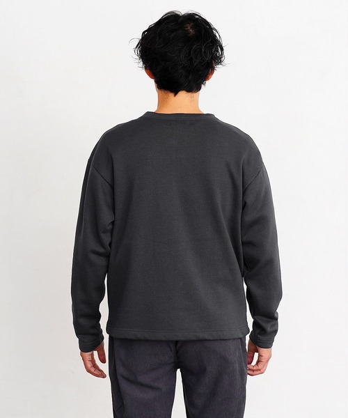 jiggys shop（ジギーズショップ）の「スナップボタン裏起毛カーディガン（カーディガン/ボレロ・メンズ・ブラック/チャコールグレー/ネイビー・SMALL/MEDIUM/LARGE/X-LARGE）」の10枚目の写真