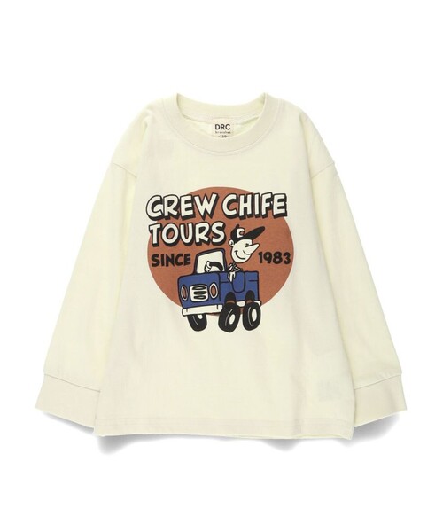 DRC branshes(ディーアールシーブランシェス)の「【DRC/お肌に嬉しい綿100%】アソートグラフィック長袖Tシャツ(Tシャツ/カットソー・キッズ・その他4/オレンジ/その他3/その他2/その他1/ブルー/フューシャピンク/ダークグリーン/ライム/ホワイト/ブラック/アイボリー・140/130/110/100/160/120/150/90)」の12枚目の写真