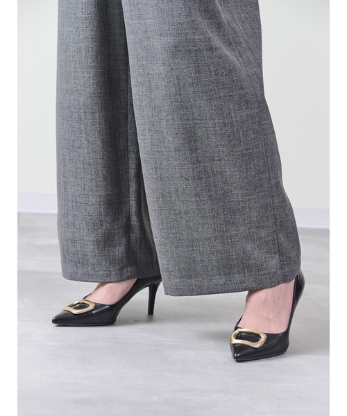 DOLLUPOOPS（ドールアップウップス）の「【定番オケージョンアイテム】ポケットチュールフリルモチーフ オールインワン（サロペット/オーバーオール・レディース・レンガ/チャコールグレー/ブラック・38）」の22枚目の写真