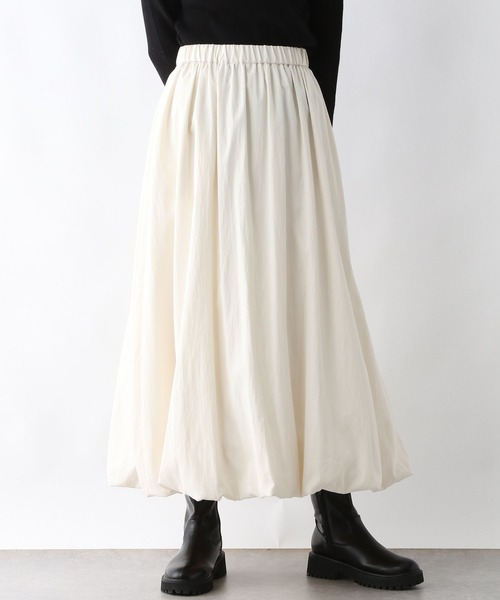 LEPSIM（レプシィム）の「バルーンスカート　286851（スカート・レディース・アイボリー/ブラック・FREE）」の2枚目の写真