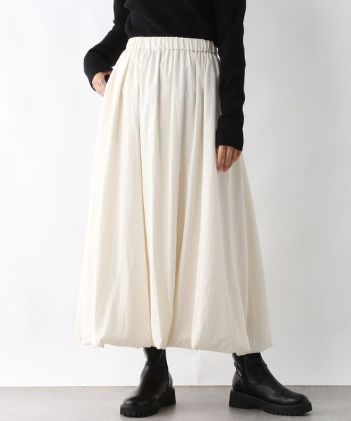 LEPSIM（レプシィム）の「バルーンスカート　286851（スカート・レディース・アイボリー/ブラック・FREE）」の7枚目の写真