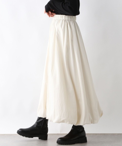 LEPSIM（レプシィム）の「バルーンスカート　286851（スカート・レディース・アイボリー/ブラック・FREE）」の9枚目の写真