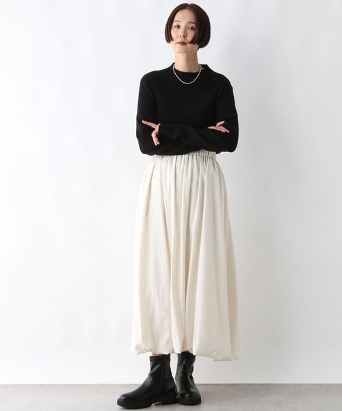 LEPSIM（レプシィム）の「バルーンスカート　286851（スカート・レディース・アイボリー/ブラック・FREE）」の15枚目の写真