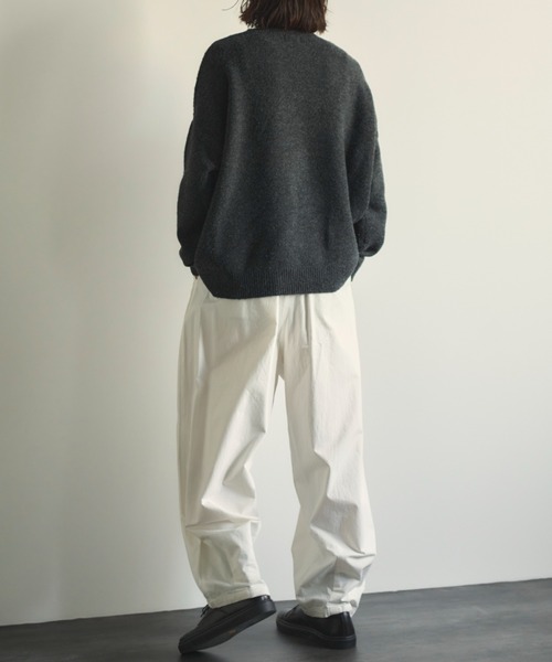 Libra Cue(リブラ キュー)の「サーカスパンツトールサイズ(チノパンツ・メンズ・ホワイト/ブラック・2)」の8枚目の写真