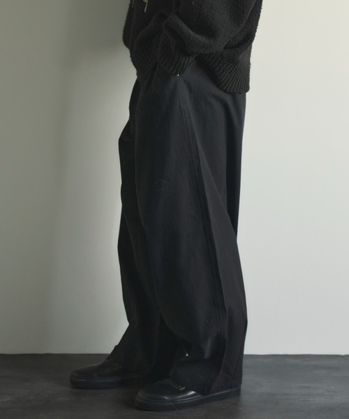 Libra Cue(リブラ キュー)の「サーカスパンツトールサイズ(チノパンツ・メンズ・ホワイト/ブラック・2)」の11枚目の写真