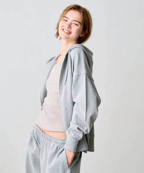 COLONY 2139(コロニートゥーワンスリーナイン)の「【UNISEX】フレンチテリースウェットWジップパーカー(パーカー・メンズ・グレー/ブラック・LARGE/MEDIUM/SMALL)」の22枚目の写真