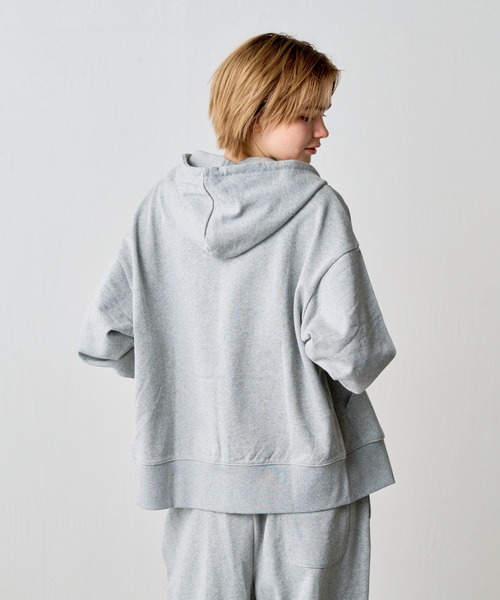 COLONY 2139(コロニートゥーワンスリーナイン)の「【UNISEX】フレンチテリースウェットWジップパーカー(パーカー・メンズ・グレー/ブラック・LARGE/MEDIUM/SMALL)」の3枚目の写真