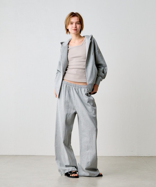 COLONY 2139(コロニートゥーワンスリーナイン)の「【UNISEX】フレンチテリースウェットWジップパーカー(パーカー・メンズ・グレー/ブラック・LARGE/MEDIUM/SMALL)」の7枚目の写真