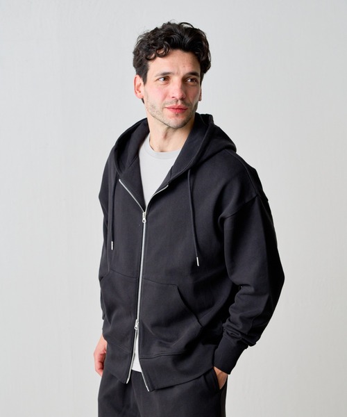 COLONY 2139(コロニートゥーワンスリーナイン)の「【UNISEX】フレンチテリースウェットWジップパーカー(パーカー・メンズ・グレー/ブラック・LARGE/MEDIUM/SMALL)」の15枚目の写真