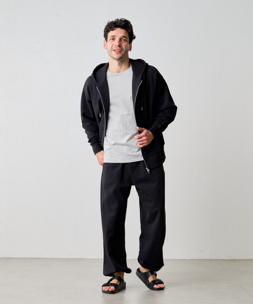 COLONY 2139(コロニートゥーワンスリーナイン)の「【UNISEX】フレンチテリースウェットWジップパーカー(パーカー・メンズ・グレー/ブラック・LARGE/MEDIUM/SMALL)」の18枚目の写真