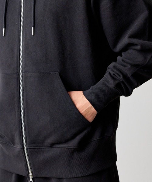 COLONY 2139(コロニートゥーワンスリーナイン)の「【UNISEX】フレンチテリースウェットWジップパーカー(パーカー・メンズ・グレー/ブラック・LARGE/MEDIUM/SMALL)」の9枚目の写真