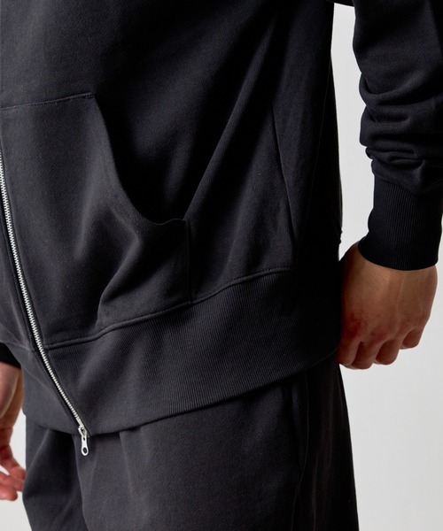 COLONY 2139(コロニートゥーワンスリーナイン)の「【UNISEX】フレンチテリースウェットWジップパーカー(パーカー・メンズ・グレー/ブラック・LARGE/MEDIUM/SMALL)」の11枚目の写真