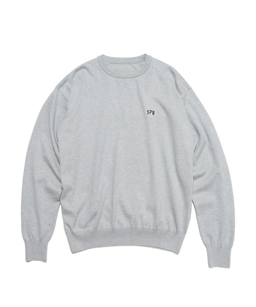 SOPHNET. ソフネット スウェット グレー L 3328225M0053 SPN WAPPEN CREWNECK KNIT(スウェット)|SOPHNET.(ソフネット