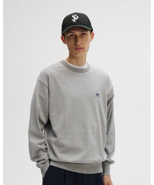 SOPHNET.(ソフネット)の「SPN WAPPEN CREWNECK KNIT(スウェット・メンズ・カーキ/グレー/ライトブルー/ブラック・LARGE/X-LARGE/MEDIUM/SMALL)」の19枚目の写真