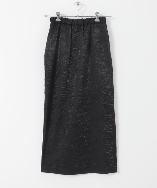 SENSE OF PLACE by URBAN RESEARCH(センスオブプレイスバイアーバンリサーチ)の「シャイニークリンクルイージースカート(スカート・レディース・ブラック/ミント/アイボリー・ONE)」の21枚目の写真