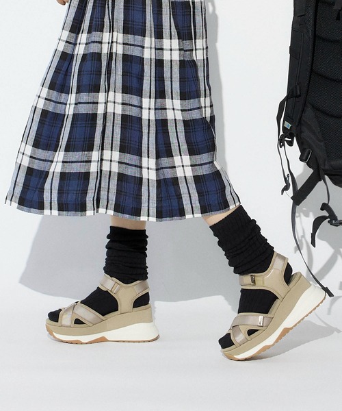 ing（イング）の「厚底スポーツサンダル（サンダル・レディース・バイオレット/ベージュ/ブラック・L/M/S）」の15枚目の写真