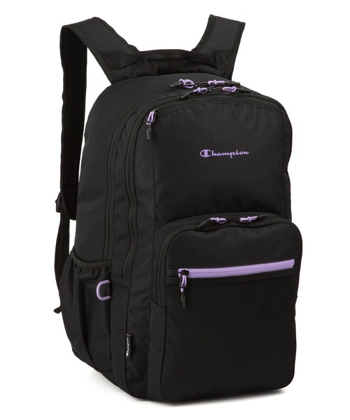 Champion(チャンピオン)の「リュックサック スーシテイ B4サイズ収納 15.6inch収納 37L 63962(バックパック/リュック・メンズ・ブラック×パープル/ベージュ×ブラック/ブラック×ホワイト/ブラック×グリーン・FREE)」の3枚目の写真