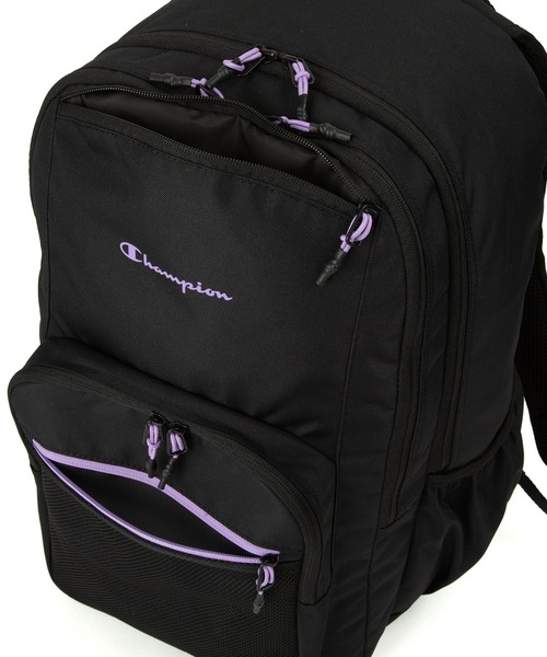 Champion(チャンピオン)の「リュックサック スーシテイ B4サイズ収納 15.6inch収納 37L 63962(バックパック/リュック・メンズ・ブラック×パープル/ベージュ×ブラック/ブラック×ホワイト/ブラック×グリーン・FREE)」の18枚目の写真