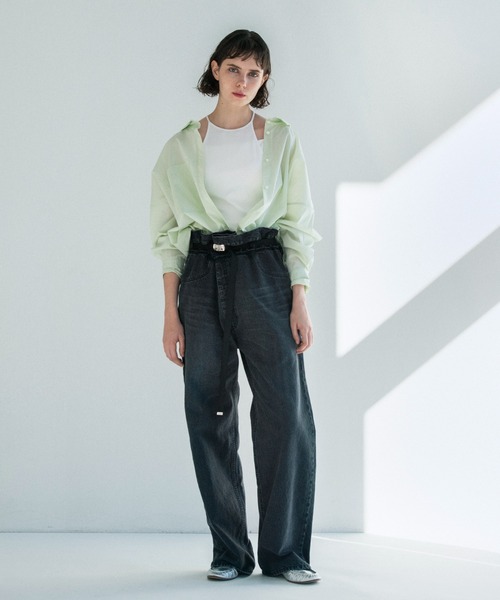 ブラウス シャツ new model asymmtric shirt(ニューモデルアシンメトリーシャツ) レディース セール】new model asymmtric shirt(ニューモデルアシンメトリー
