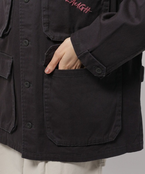 niko and...(ニコアンド)の「チェーン刺繍ミリタリーシャツ(シャツ/ブラウス・レディース・カーキ/アイボリー/チャコール・FREE)」の20枚目の写真