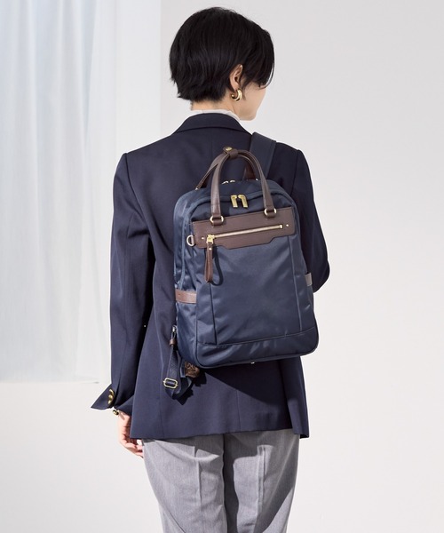 ace.(エース)の「ビジネスリュック ビエナ3 A4サイズ収納 13.3inchPC収納 68704(ビジネスバッグ・レディース・ブラック/ネイビー・FREE)」の13枚目の写真
