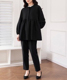 Doux Belle（ドゥーベル）の「ラウンドネックペプラムシルエットセットアップ（セットアップ）」