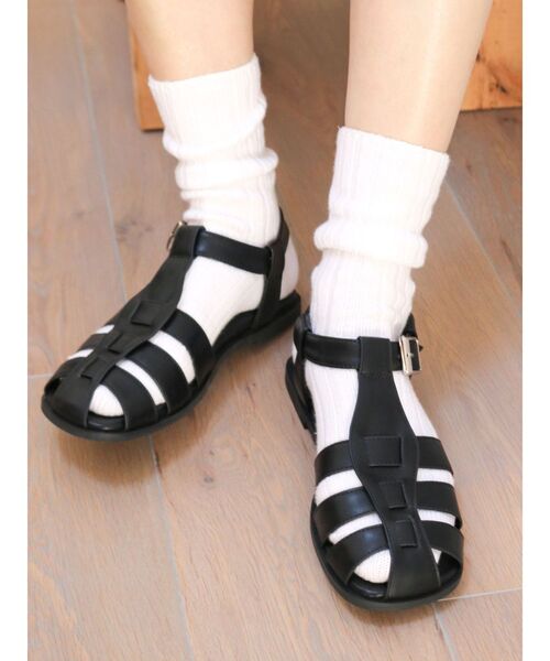 Ungrid(アングリッド)の「グルカサンダル(サンダル・レディース・ブラック/ブラウン・S/M/L)」の18枚目の写真