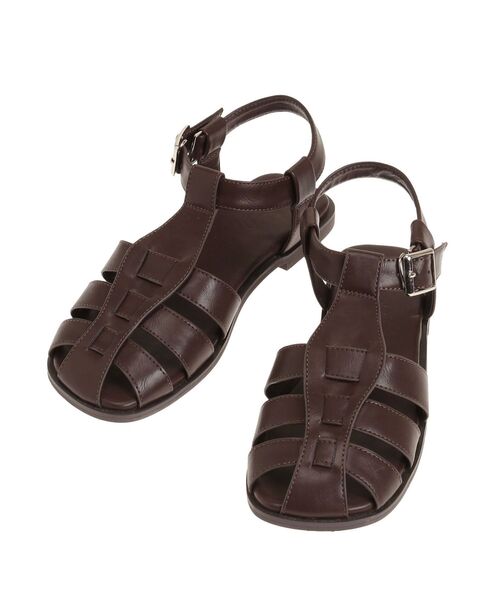 Ungrid(アングリッド)の「グルカサンダル(サンダル・レディース・ブラック/ブラウン・S/M/L)」の4枚目の写真