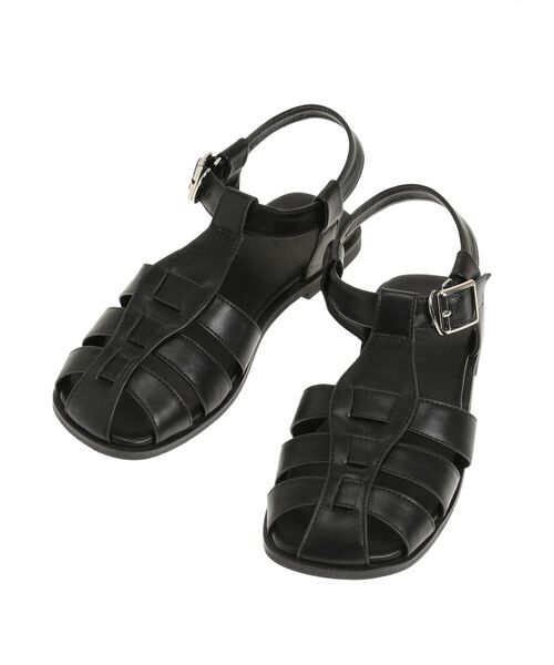 Ungrid(アングリッド)の「グルカサンダル(サンダル・レディース・ブラック/ブラウン・S/M/L)」の3枚目の写真