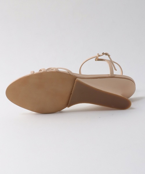 Chiaki Katagiri（チアキカタギリ）の「ウエッジソールサンダル【CHIAKI KATAGIRI】（サンダル・レディース・ブラック/ピンクベージュ・38/36/37）」の5枚目の写真