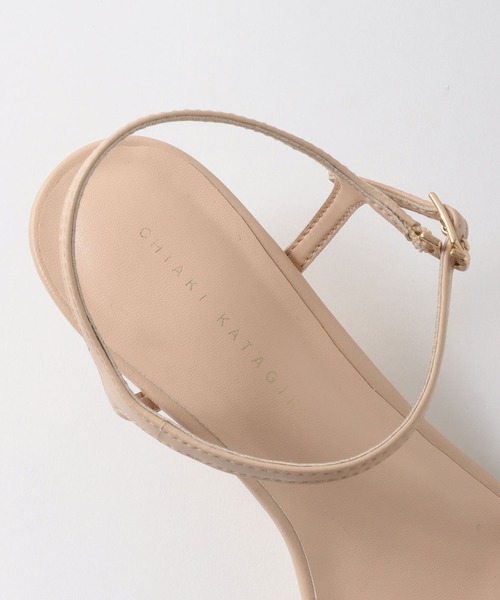 Chiaki Katagiri（チアキカタギリ）の「ウエッジソールサンダル【CHIAKI KATAGIRI】（サンダル・レディース・ブラック/ピンクベージュ・38/36/37）」の9枚目の写真