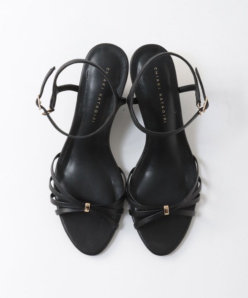 Chiaki Katagiri（チアキカタギリ）の「ウエッジソールサンダル【CHIAKI KATAGIRI】（サンダル・レディース・ブラック/ピンクベージュ・38/36/37）」の13枚目の写真