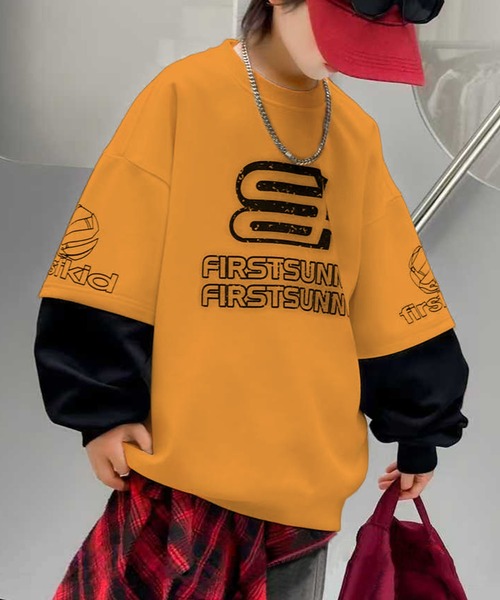 aimoha（アイモハ）の「【aimoha-KIDS-】カラーブロックデザインキッズスウェット（スウェット・キッズ・ホワイト/レッド/ブラック/イエロー・150/140/130/120/160）」の13枚目の写真